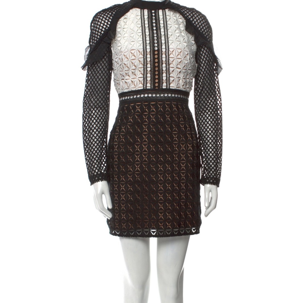 Self Portrait
Guipure-Lace Mini Dress - Picture 4 of 4